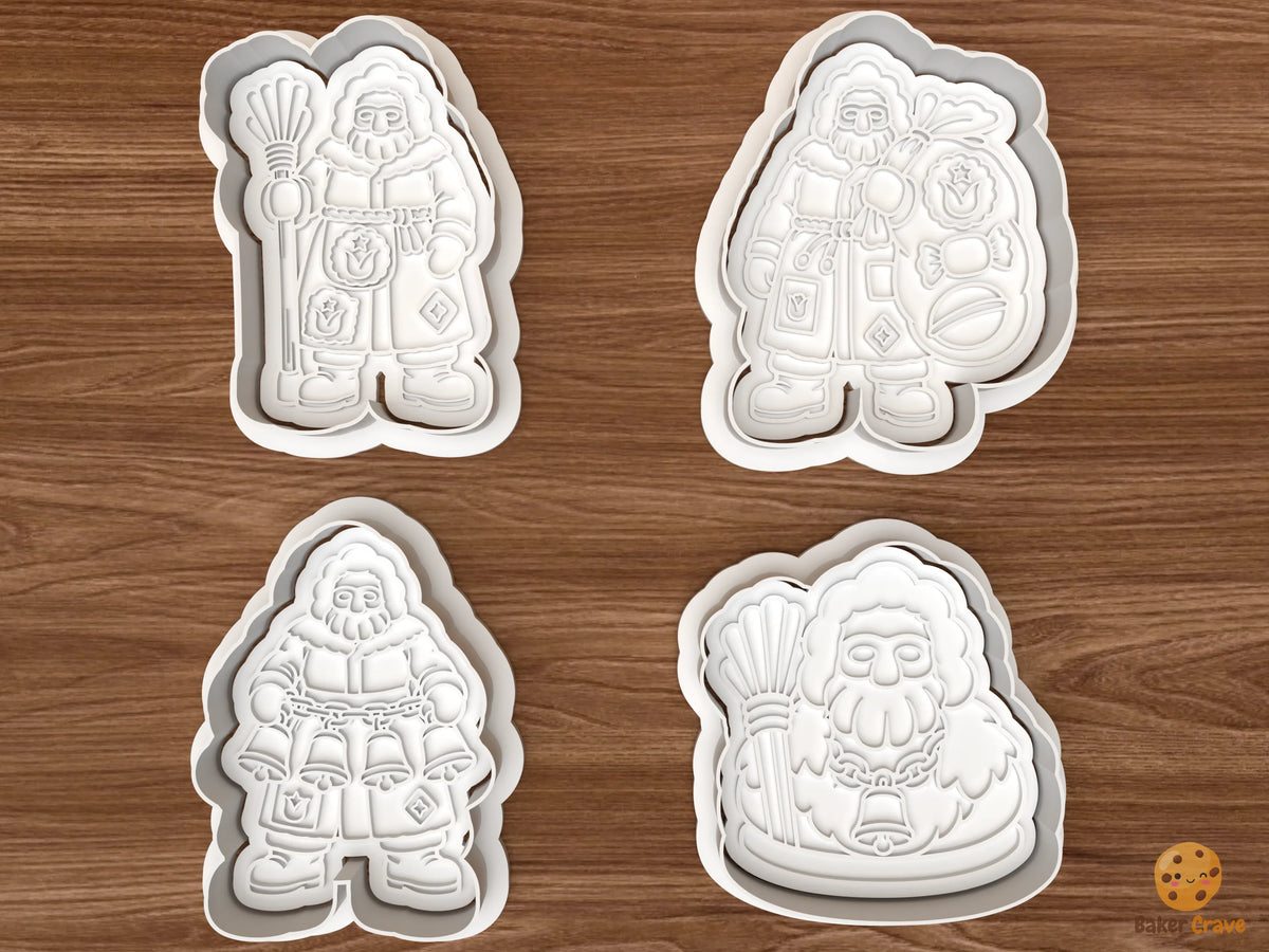 Belsnickel Christmas Cookie Cutter Set STL File - 01 set main