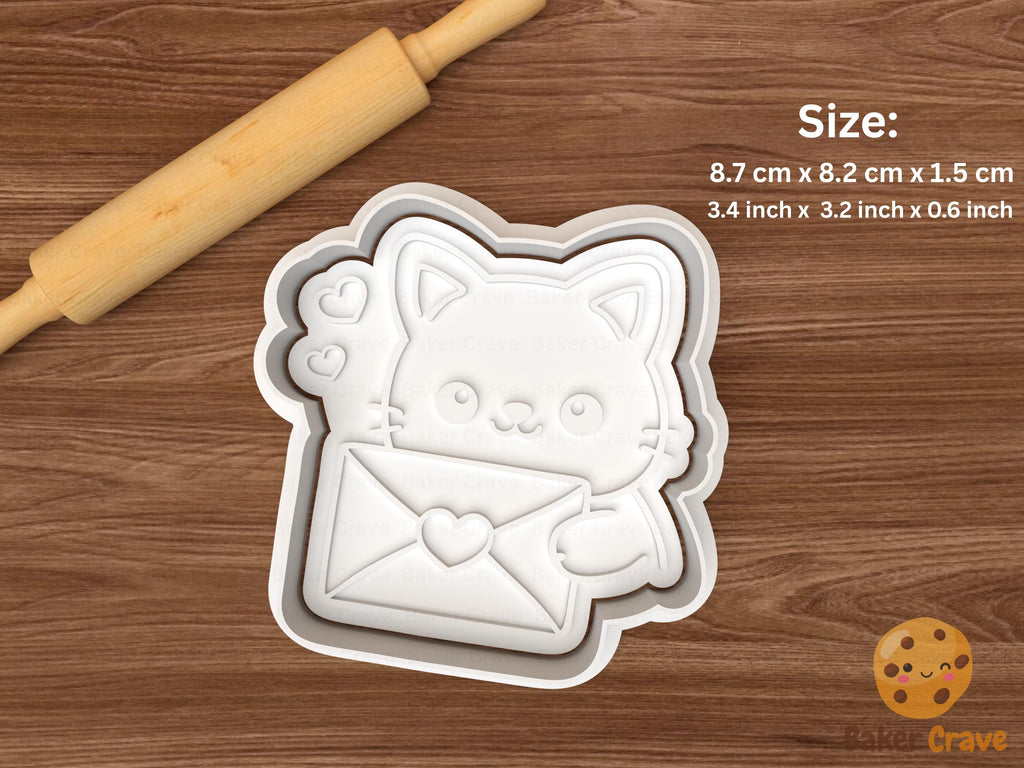 Cute Valentine Characters Cookie Cutter Set STL File