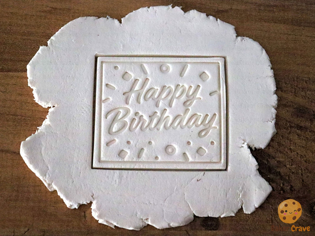 Birthday Cookie Cutter Set STL File - birth2