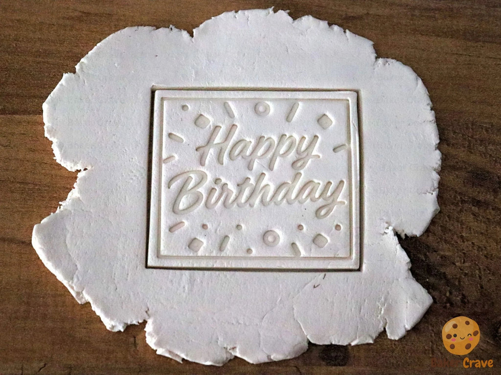 Birthday Cookie Cutter Set STL File - birth2