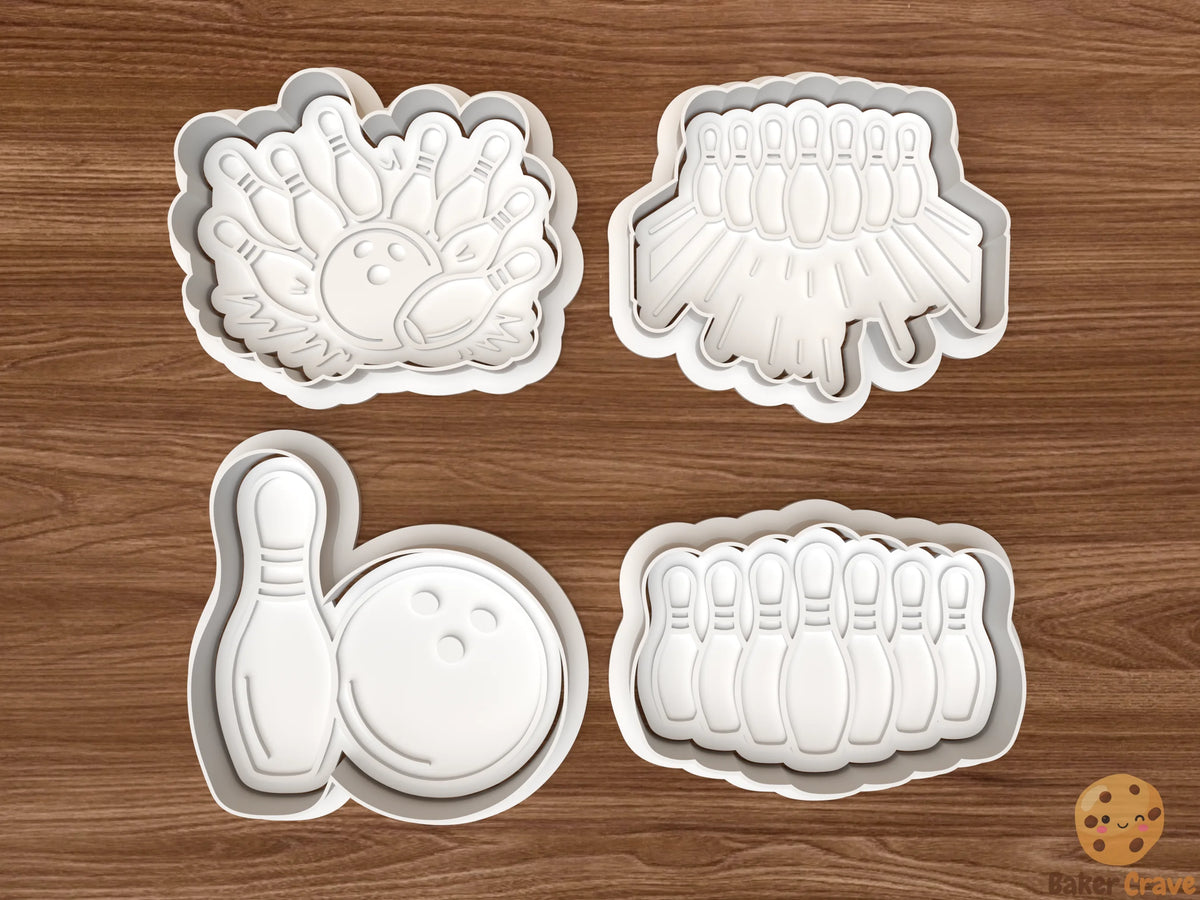 Bowling Cookie Cutter Set - bowling1