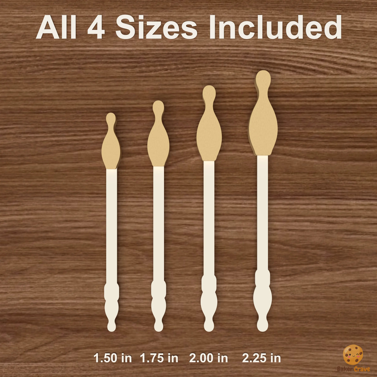 Bowling Pin Cake Pop Mold STL File