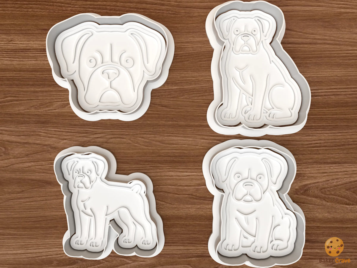 Boxer Dog Cookie Cutter Set - 01 set main