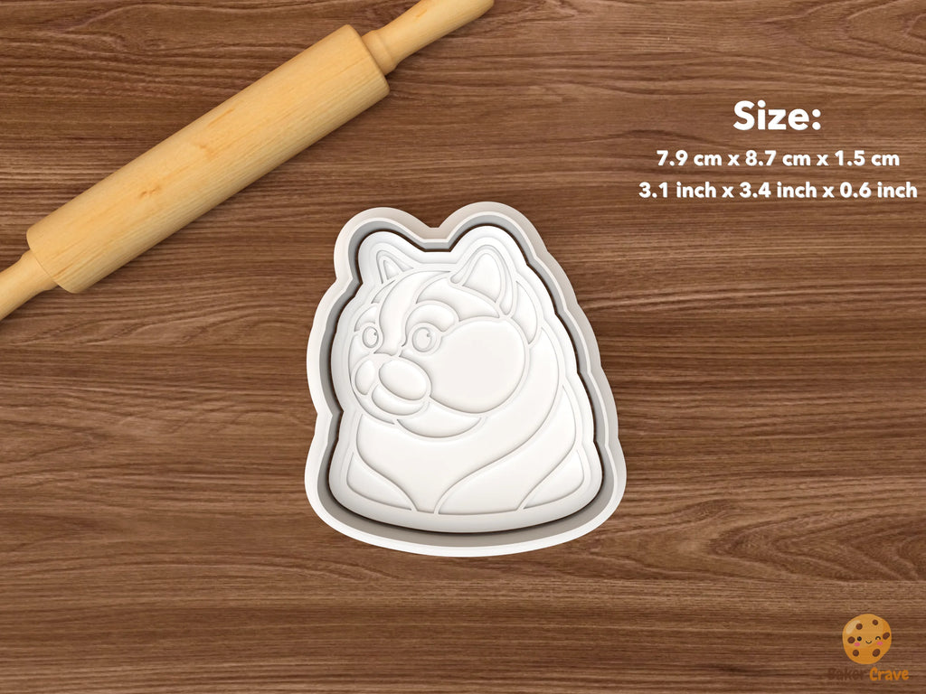 British Shorthair Cat Cookie Cutter Set STL File - single bust british shorthair cat