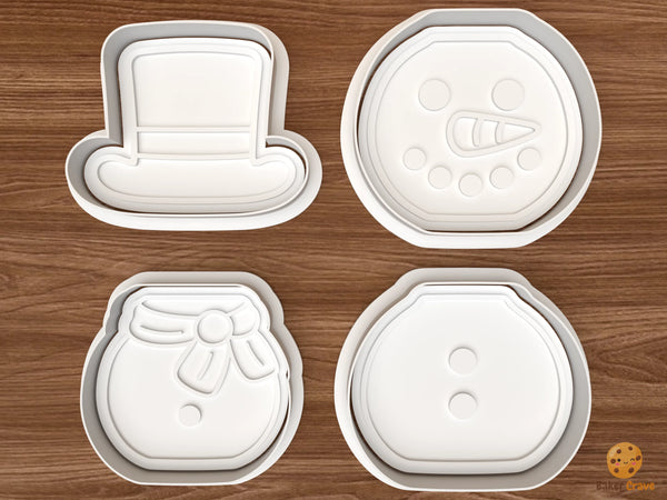 Build A Snowman Cookie Cutter Set