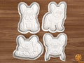 French Bulldog Cookie Cutter Set STL File - bulldog1