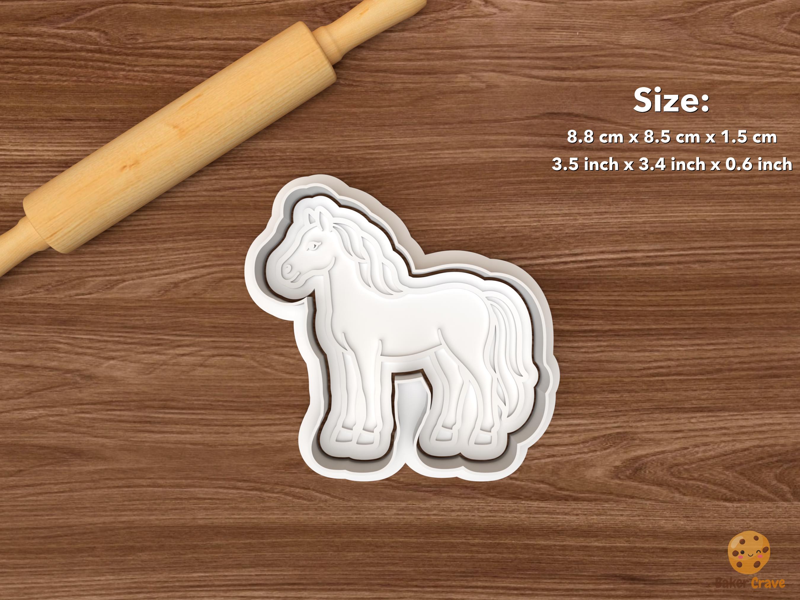 Horse Cookie Cutter Set STL File