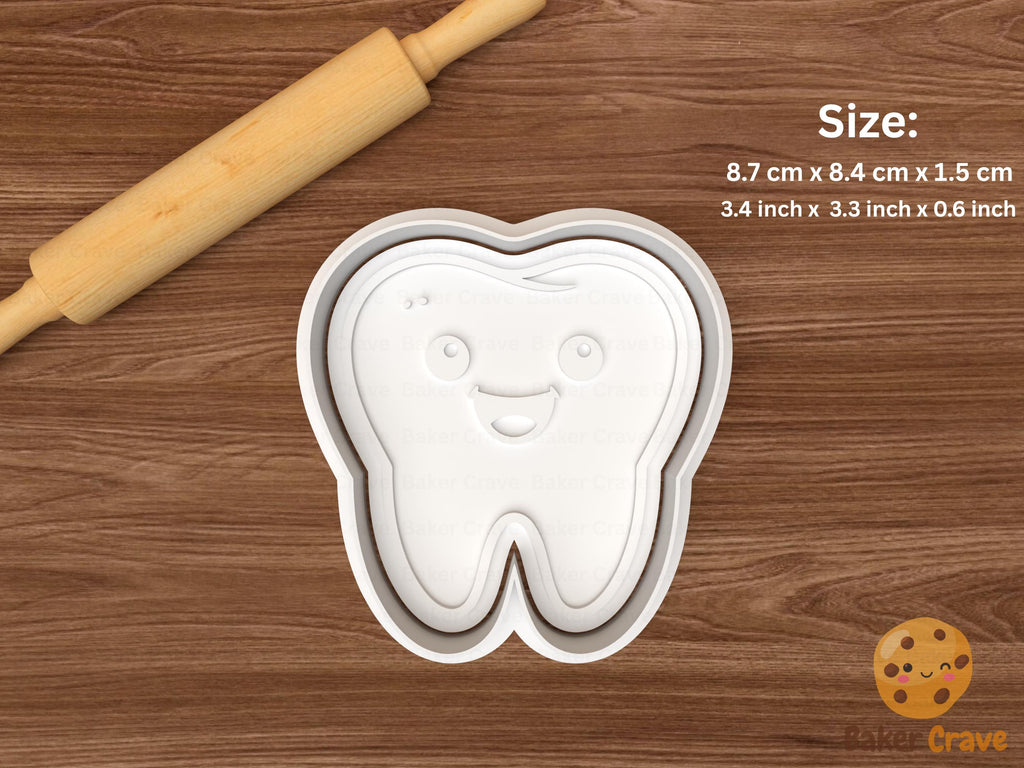 Tooth Cookie Cutter Set STL File
