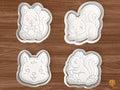 Squirrel Cookie Cutter Set STL File