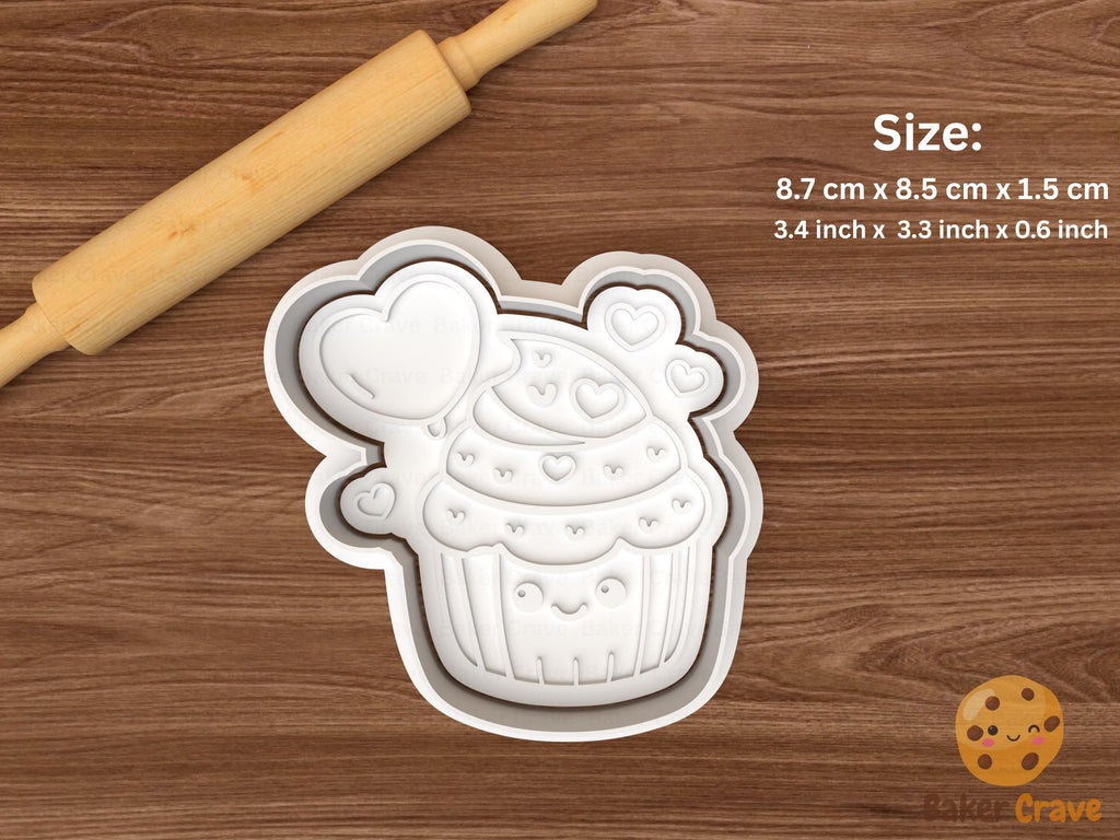 Cute Valentine Characters Cookie Cutter Set STL File