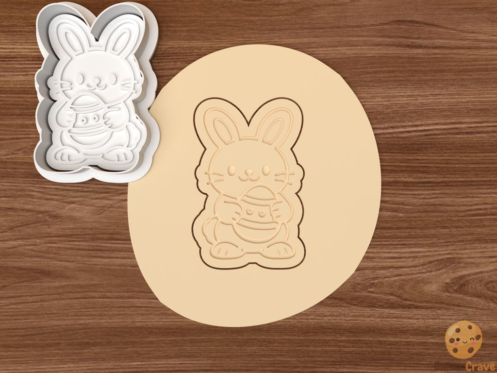 Easter Bunny Cookie Cutter Set STL File