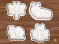 Garden Bugs Cookie Cutter Set STL File