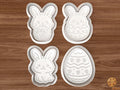 Easter Bunny Cookie Cutter Set STL File