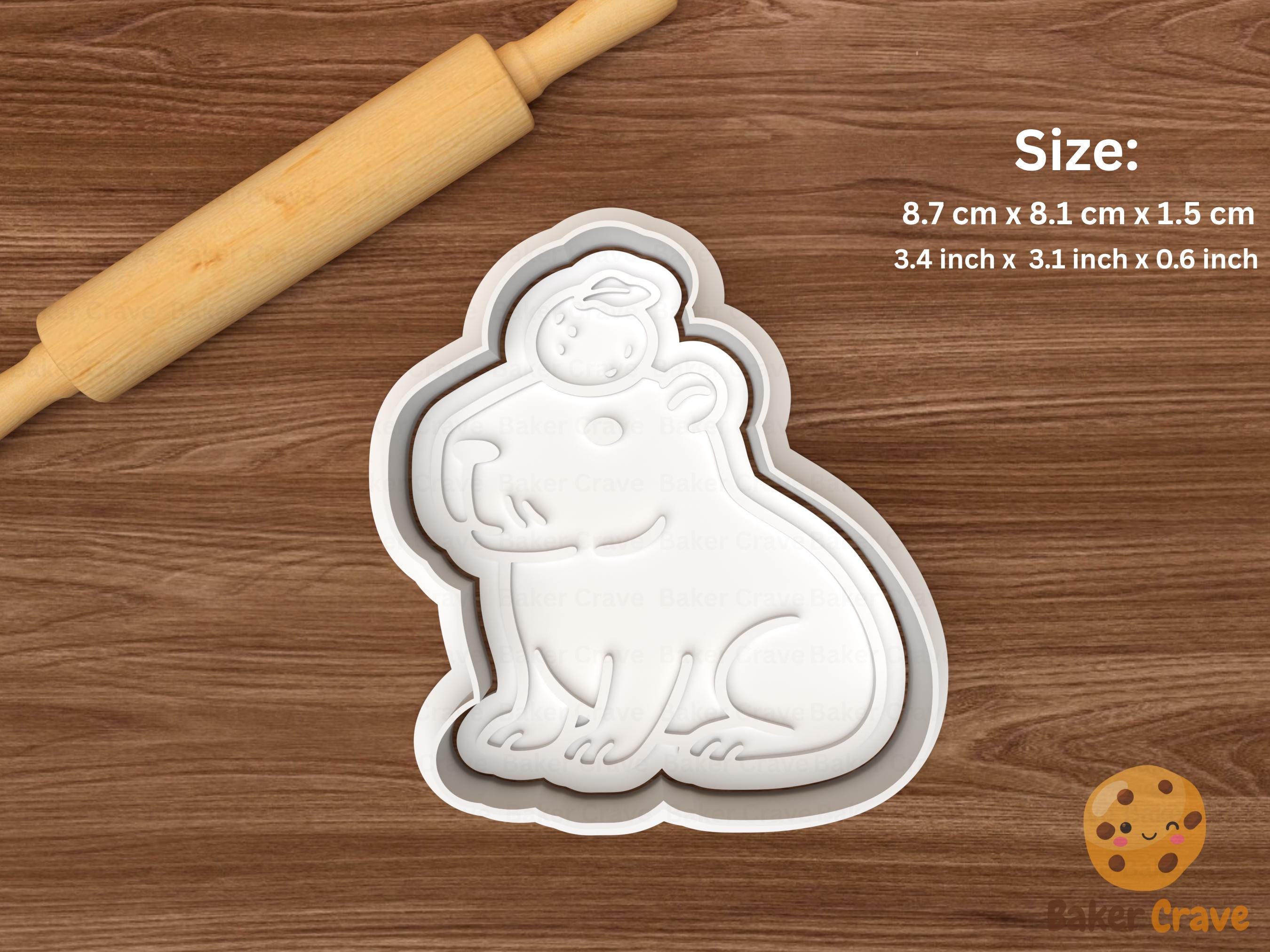 Capybara Cookie Cutter Set STL File