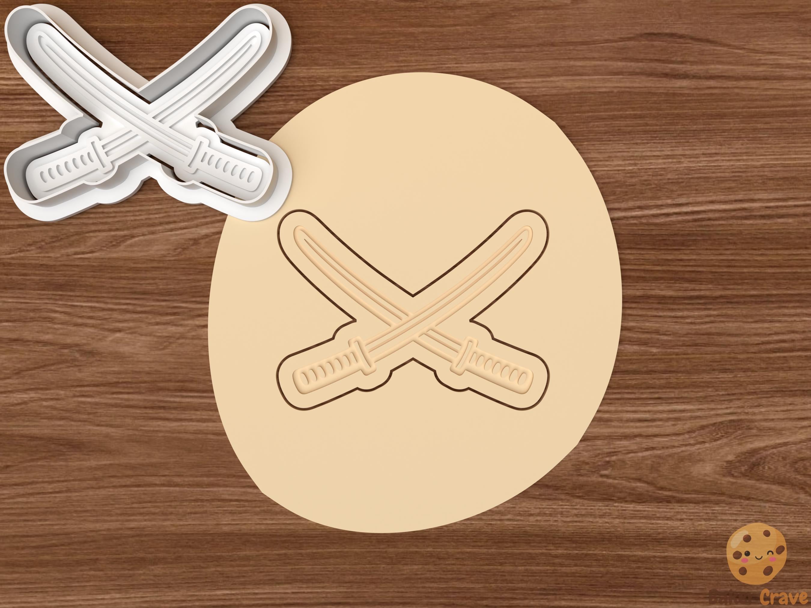 Samurai Cookie Cutter Set STL File