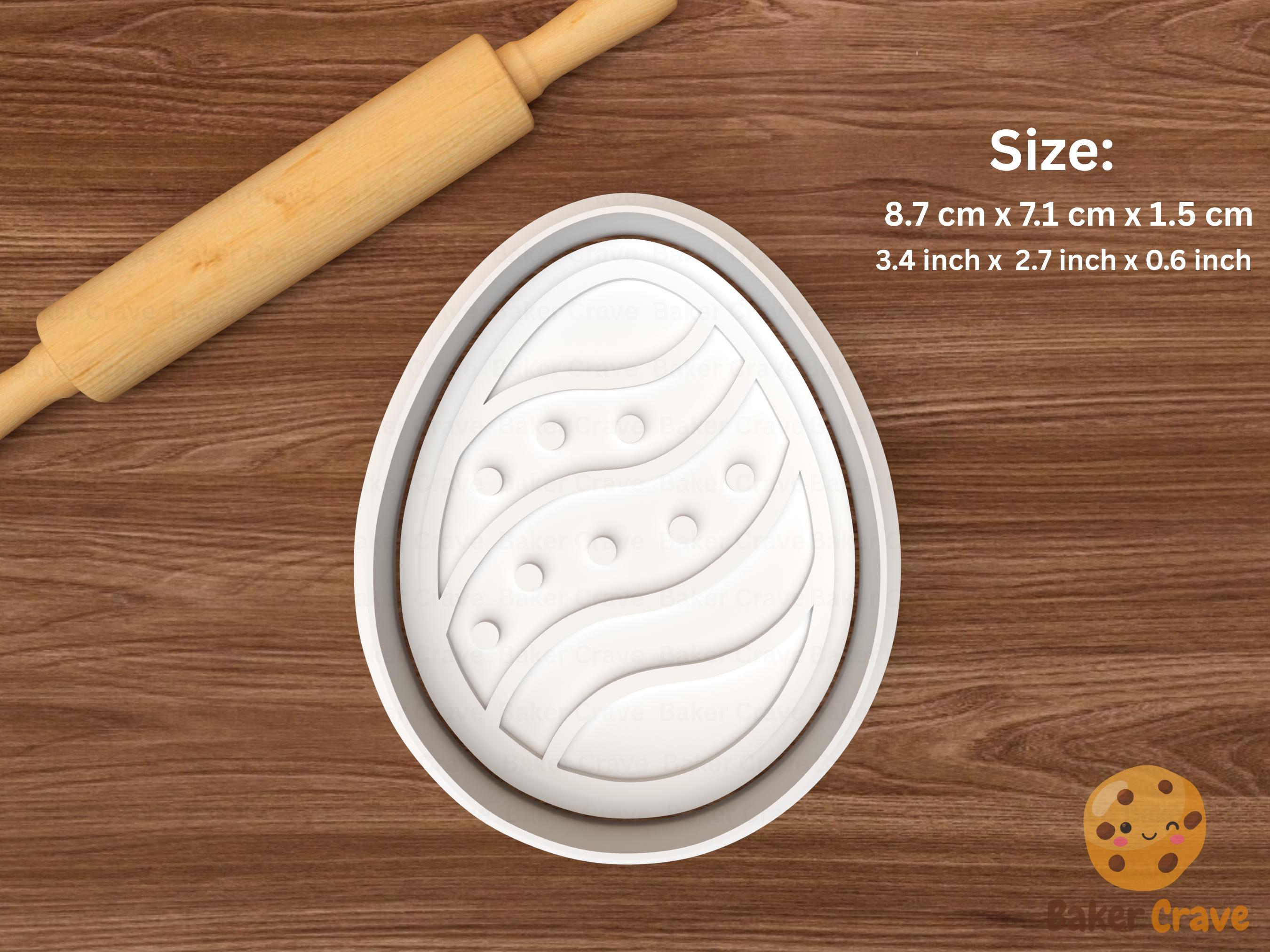 Easter Egg Cookie Cutter Set STL File