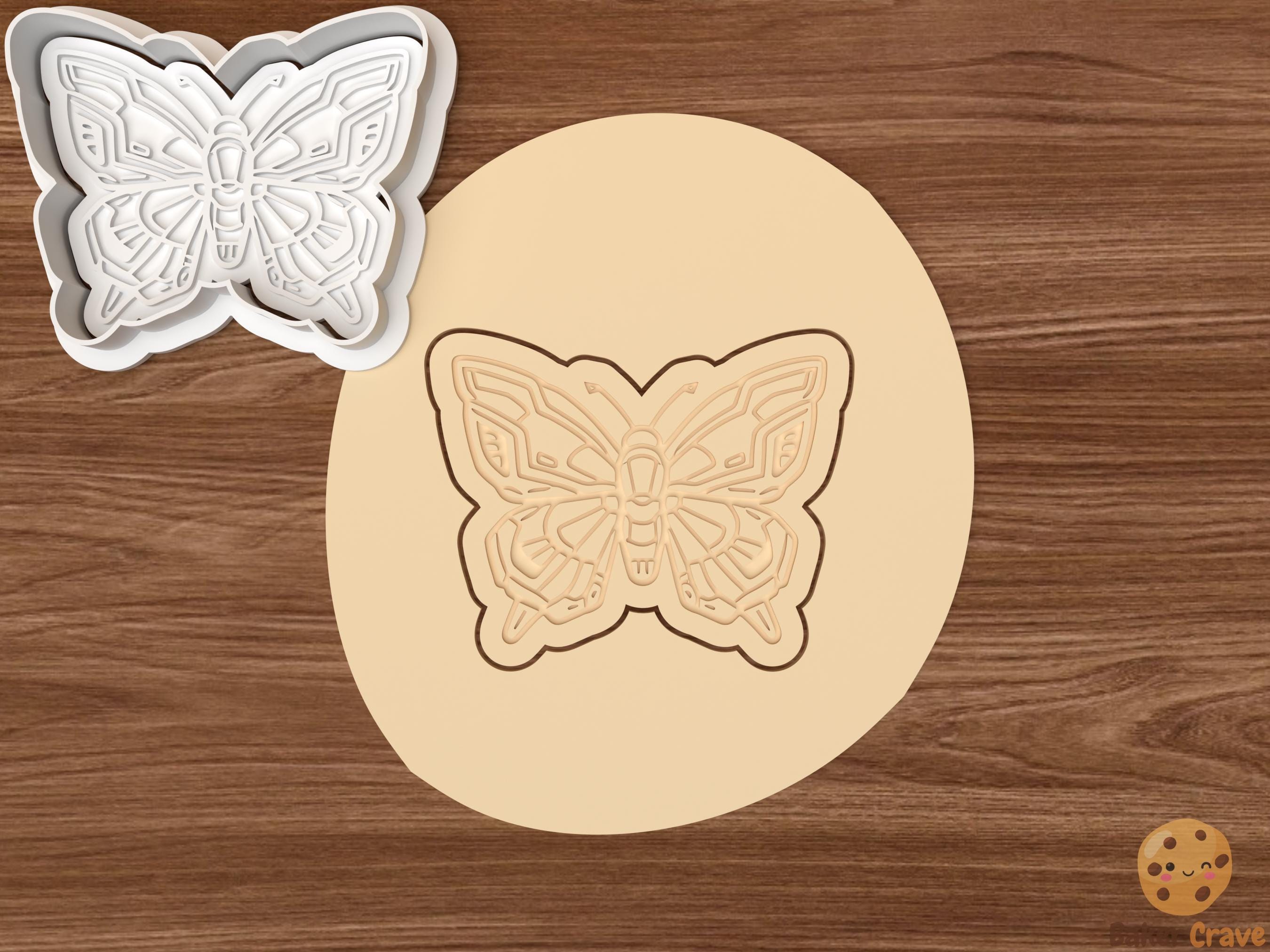 Mechanical Butterfly Cookie Cutter Set STL File