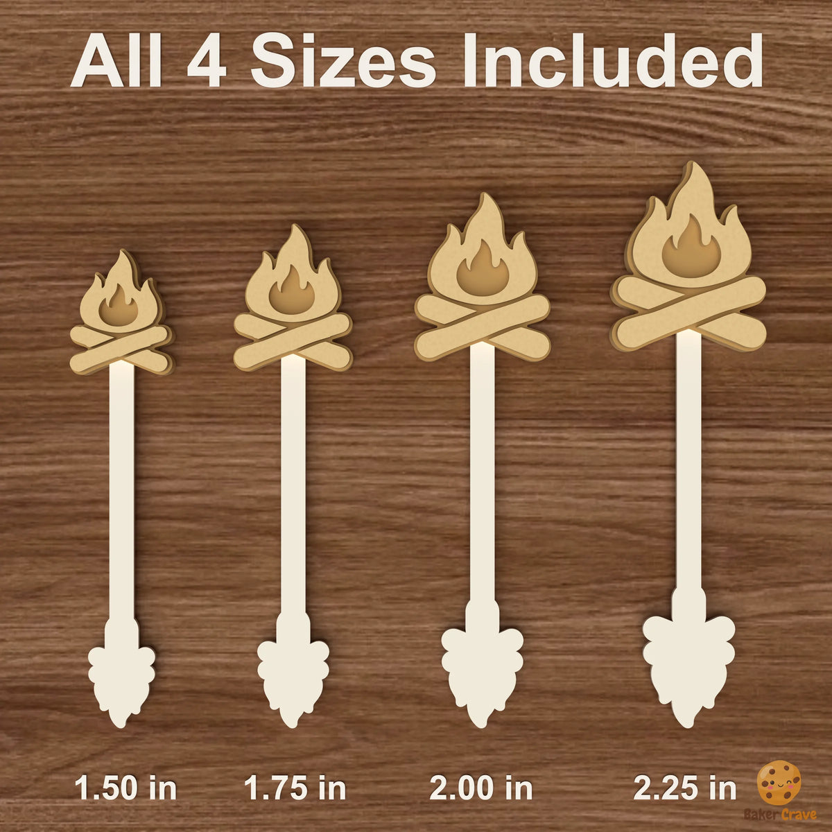 Campfire Cake Pop Mold STL File
