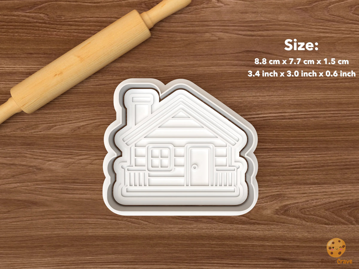 Camping Cookie Cutter Set - single cabin