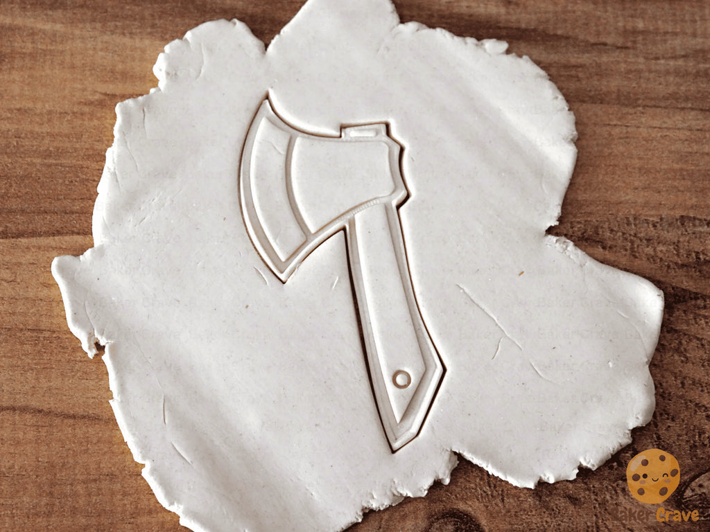 Camping Cookie Cutter Set STL File - Camping Cookie Cutter axe2