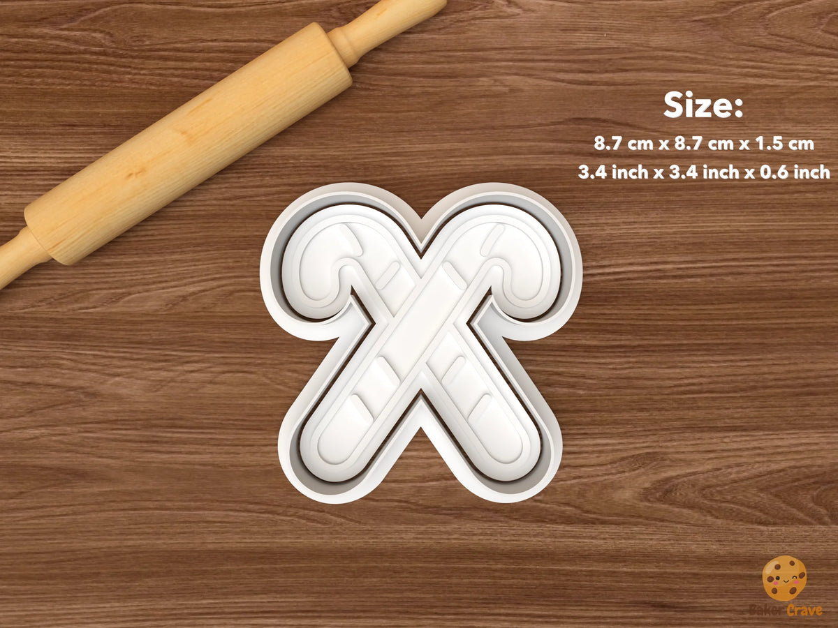 Candy Cane Classics Cookie Cutter Set STL File