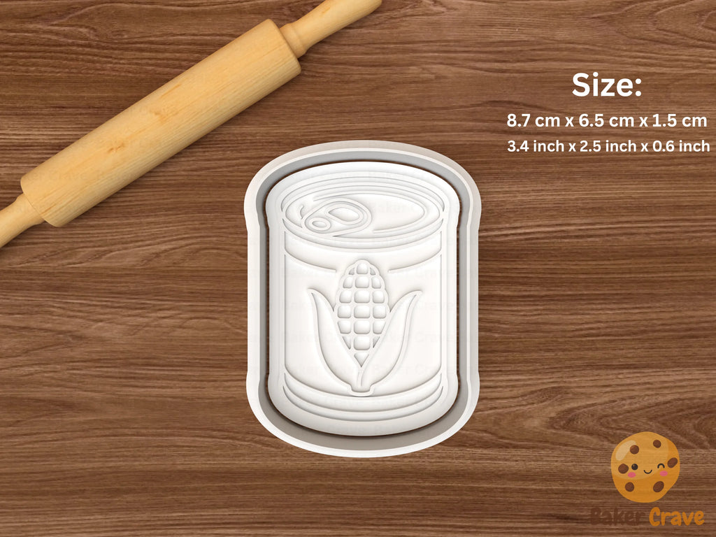 Canned Food Cookie Cutter Set STL File - can6