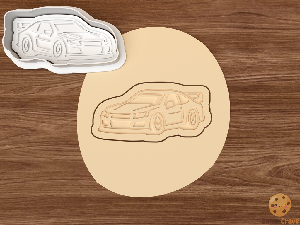 Racing Cars Cookie Cutter Set STL File - car1