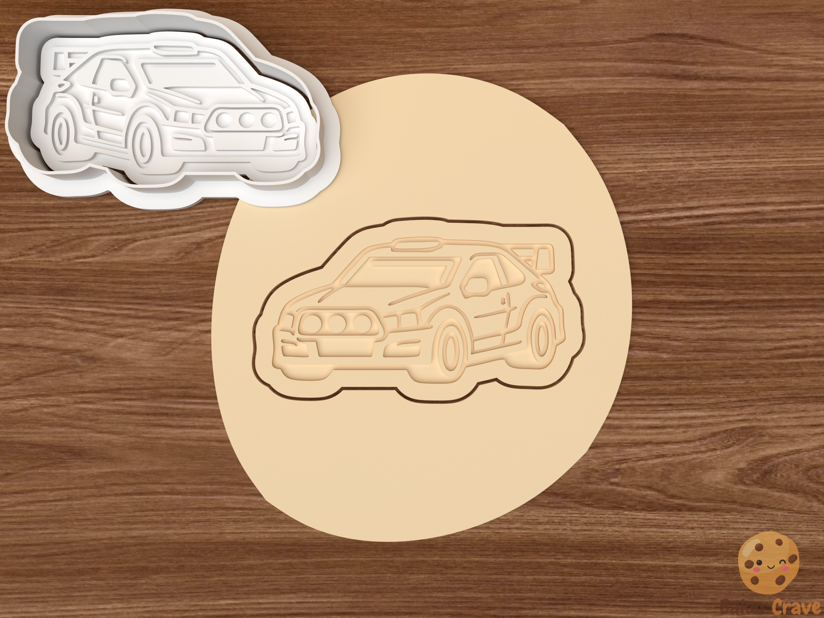 Racing Cars Cookie Cutter Set STL File - car3