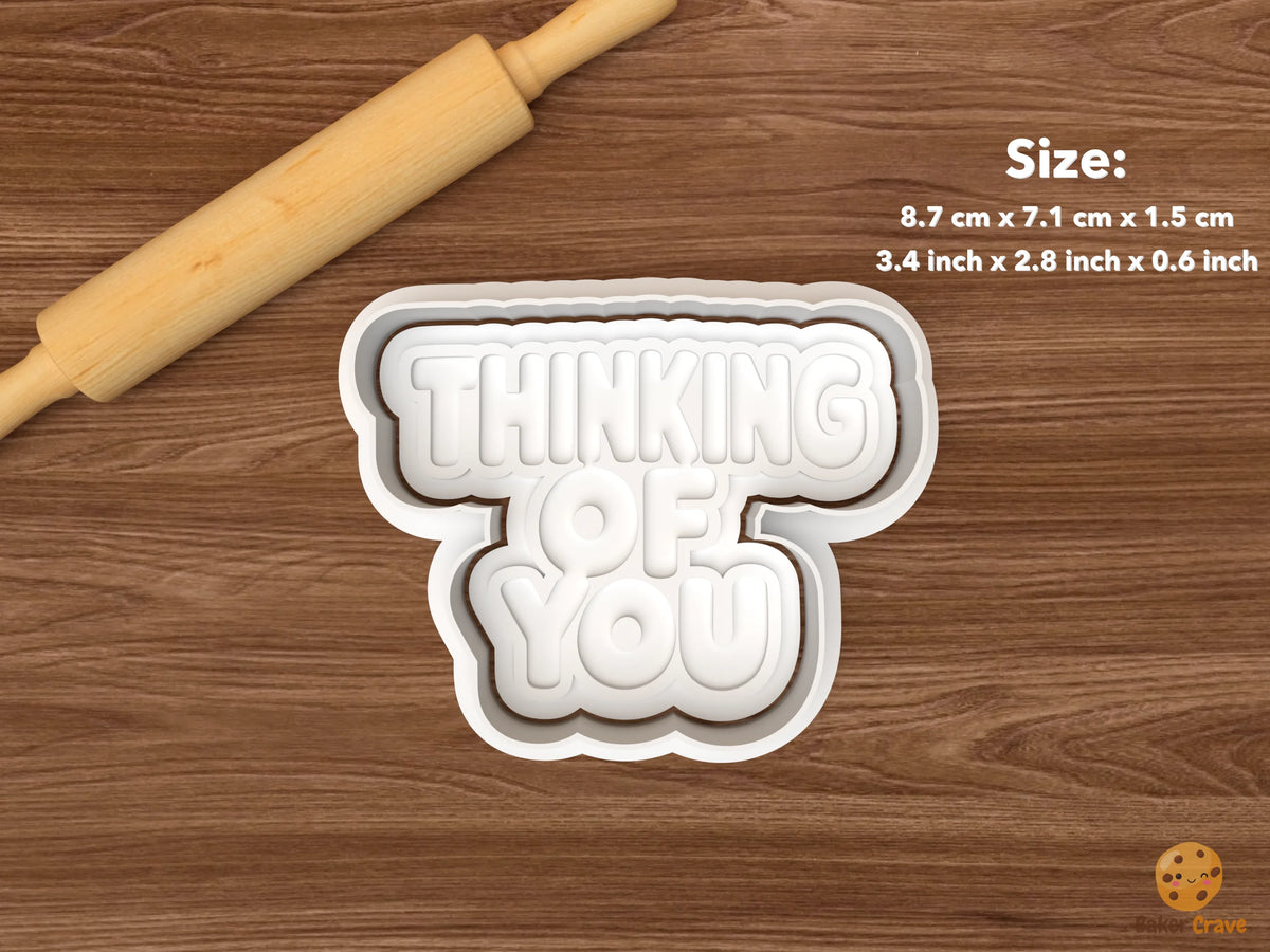 Care Encouragement Words Cookie Cutter Set