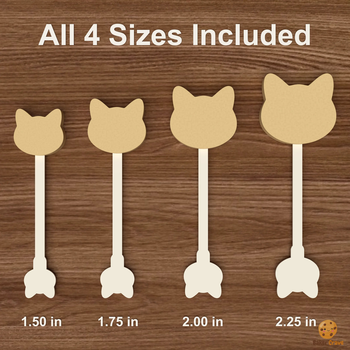 Cat Head Cake Pop Mold STL File