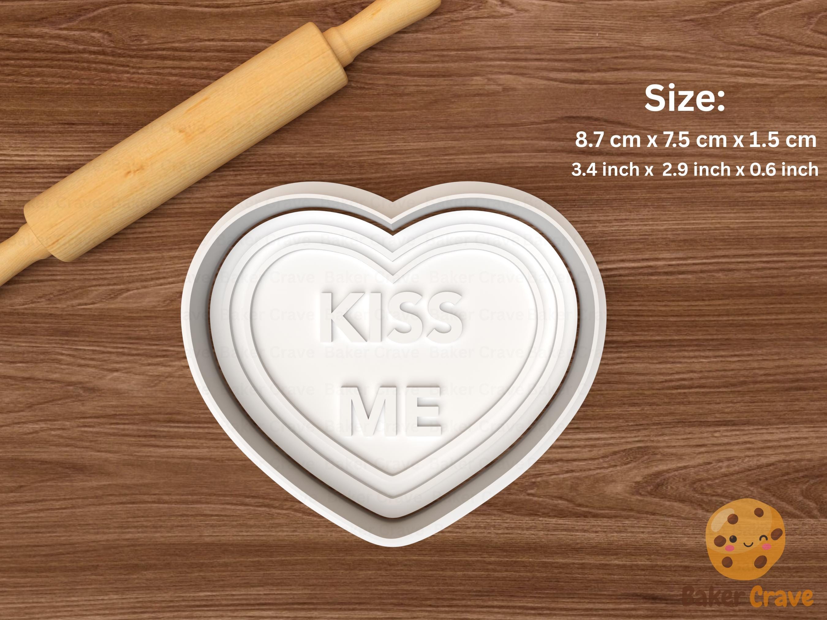Valentines Conversation Hearts Cookie Cutter Set STL File