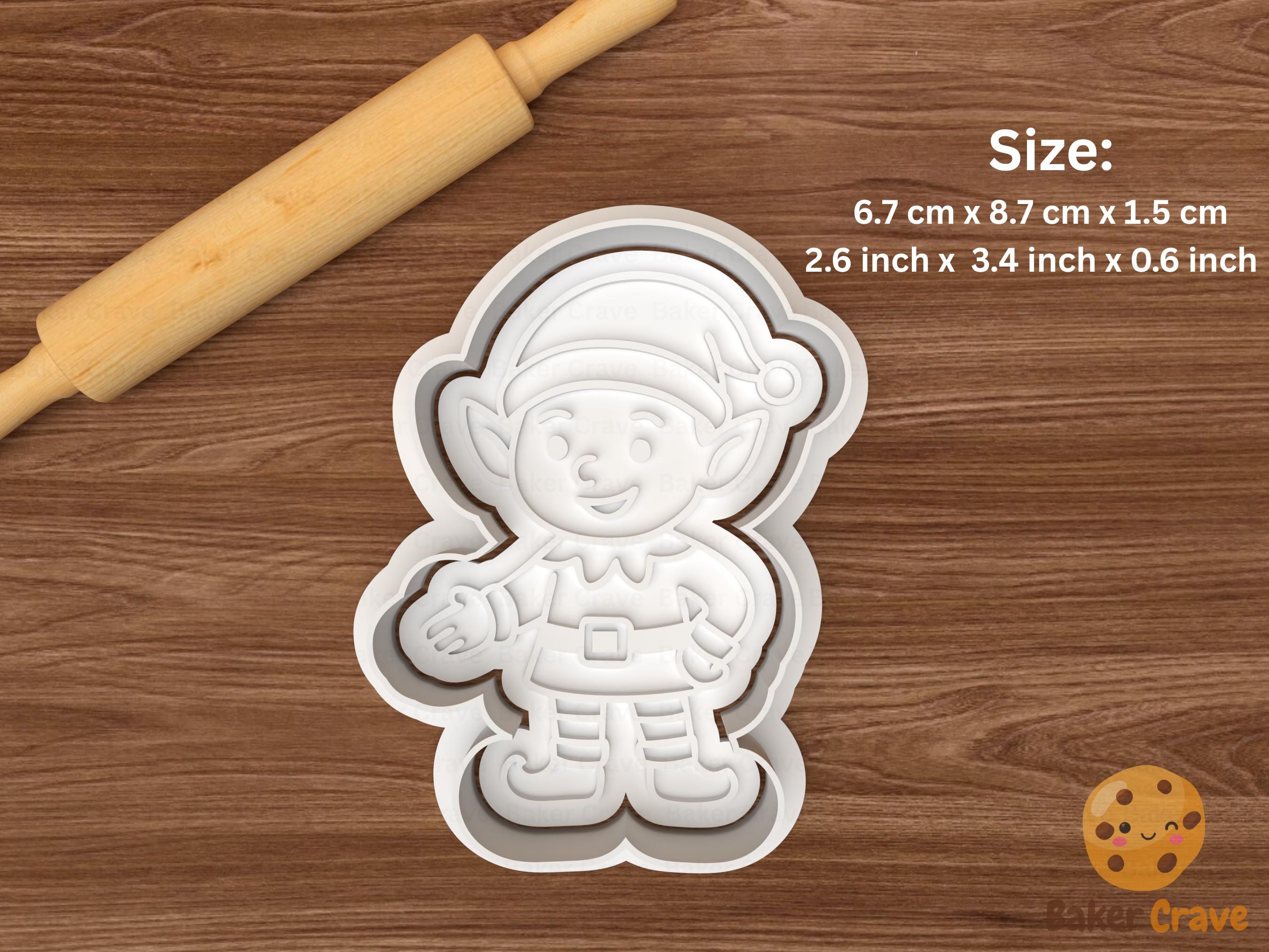 Christmas Elf Cookie Cutter Set STL File