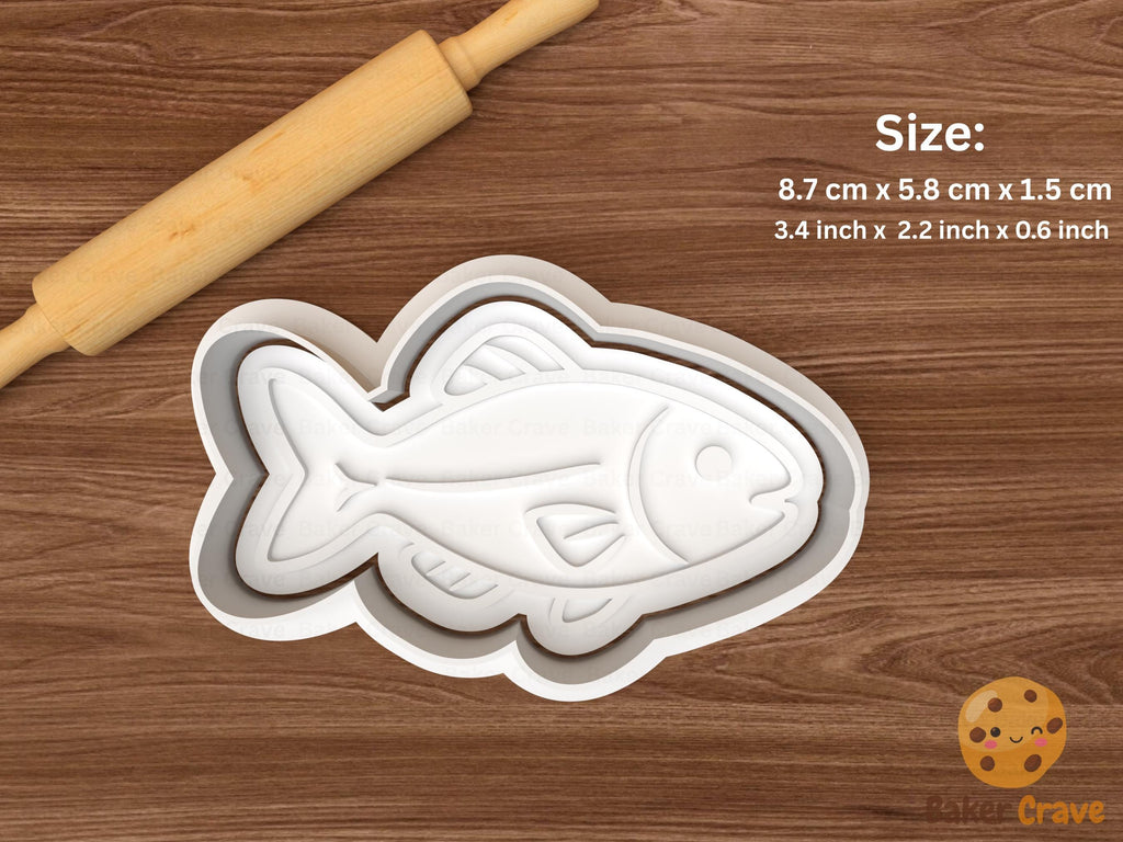 Fishing Cookie Cutter Set STL File