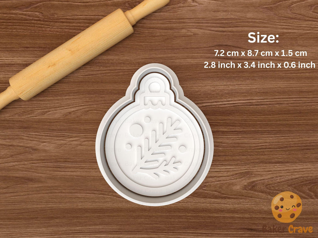 Christmas Baubles Cookie Cutter Set STL File