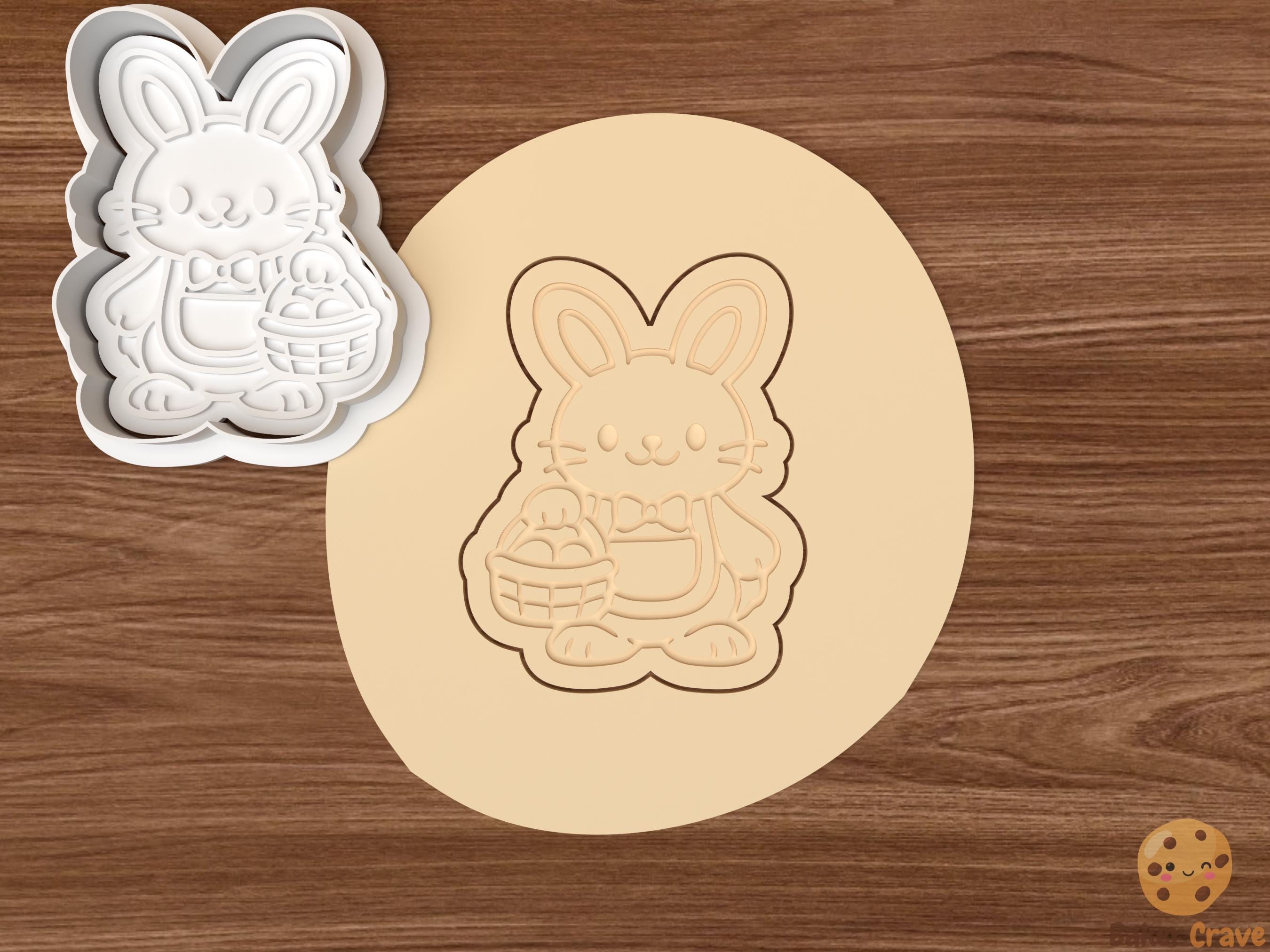 Easter Bunny Cookie Cutter Set STL File