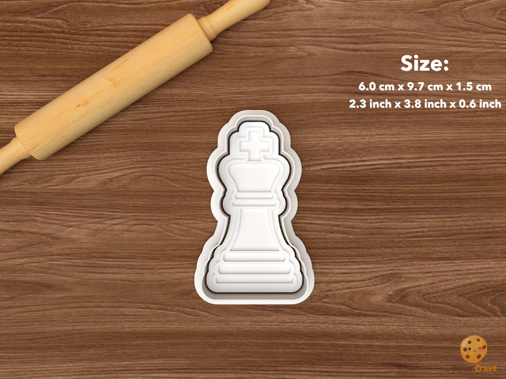 Chess Club Cookie Cutter Set STL File - single knight chess piece