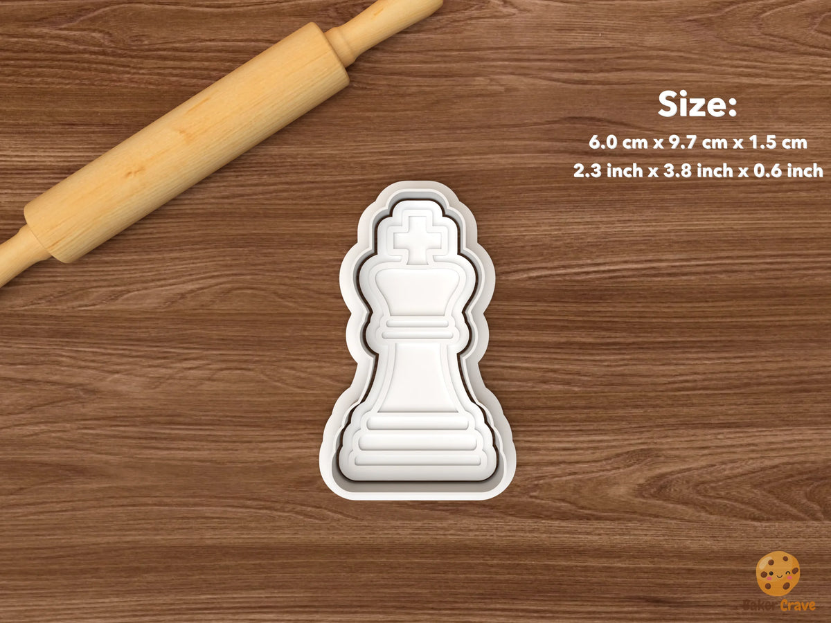 Chess Club Cookie Cutter Set - single knight chess piece
