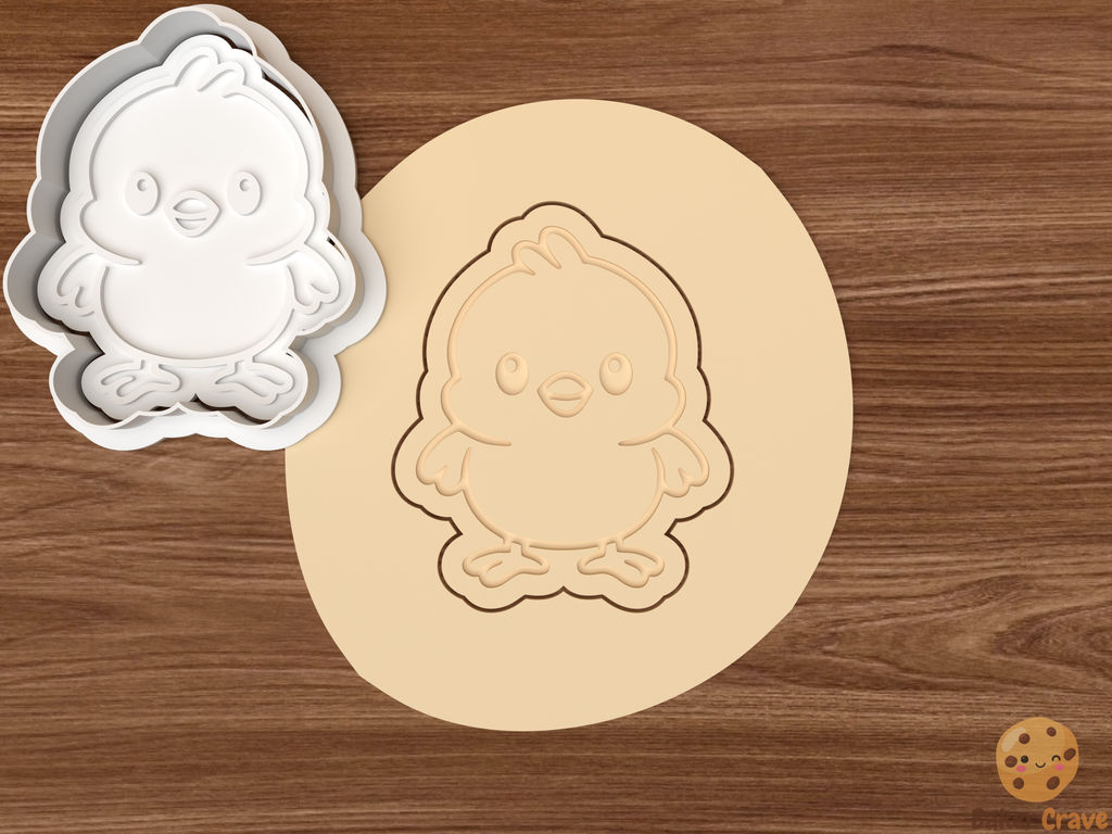 easter chick Cookie Cutter Set STL File - chick5