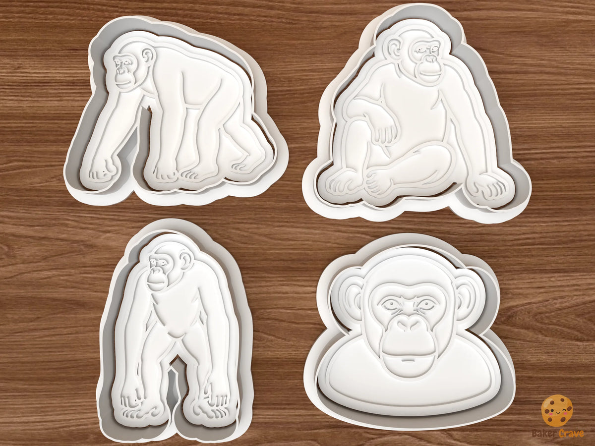 Chimpanzee Cookie Cutter Set - 01 set main