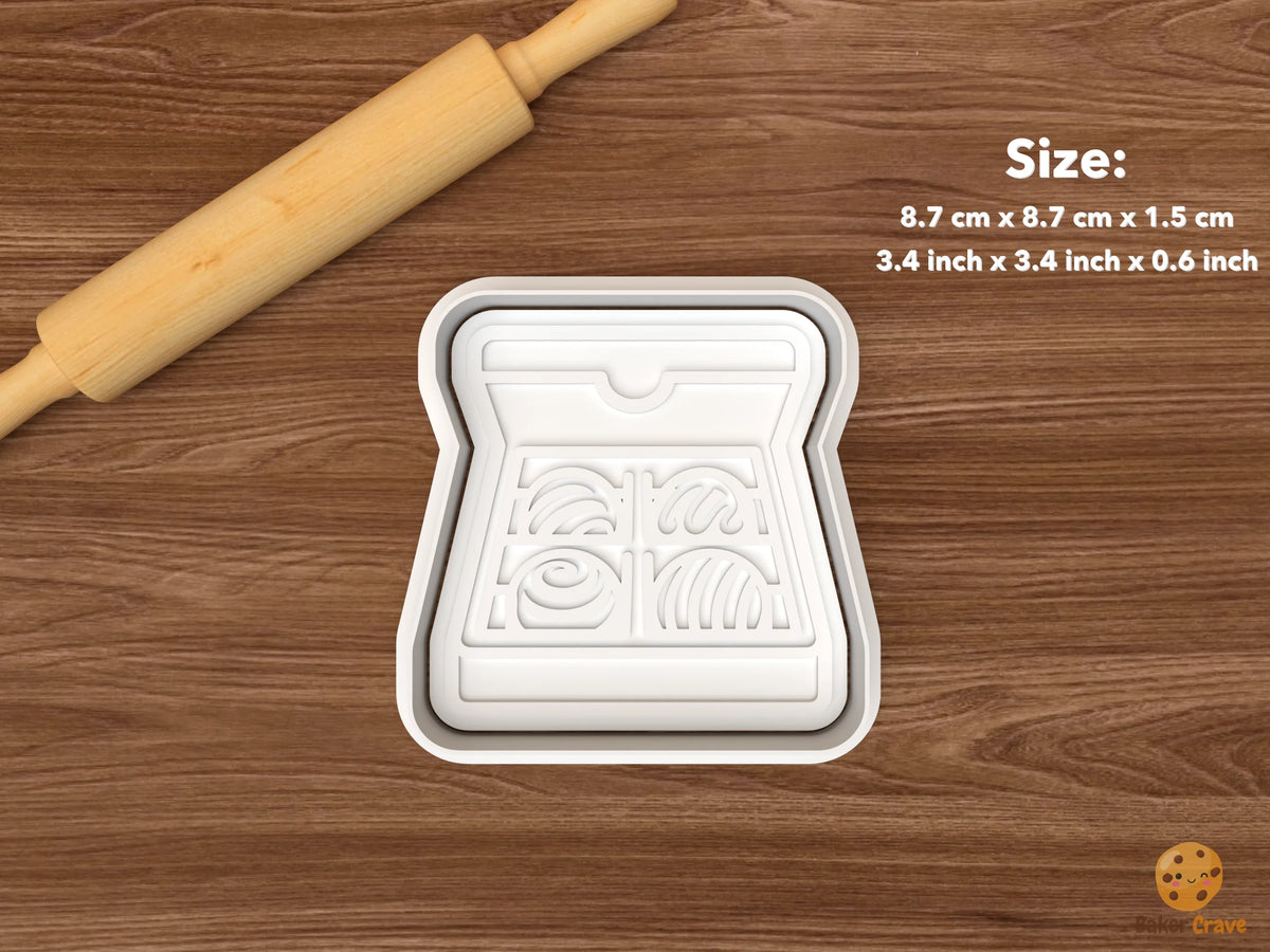 Chocolate Shop Cookie Cutter Set - single assorted chocolate box