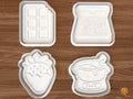 Chocolate Shop Cookie Cutter Set STL File - 01 set main
