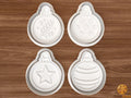 Christmas Bauble Cookie Cutter Set STL File - baubles1