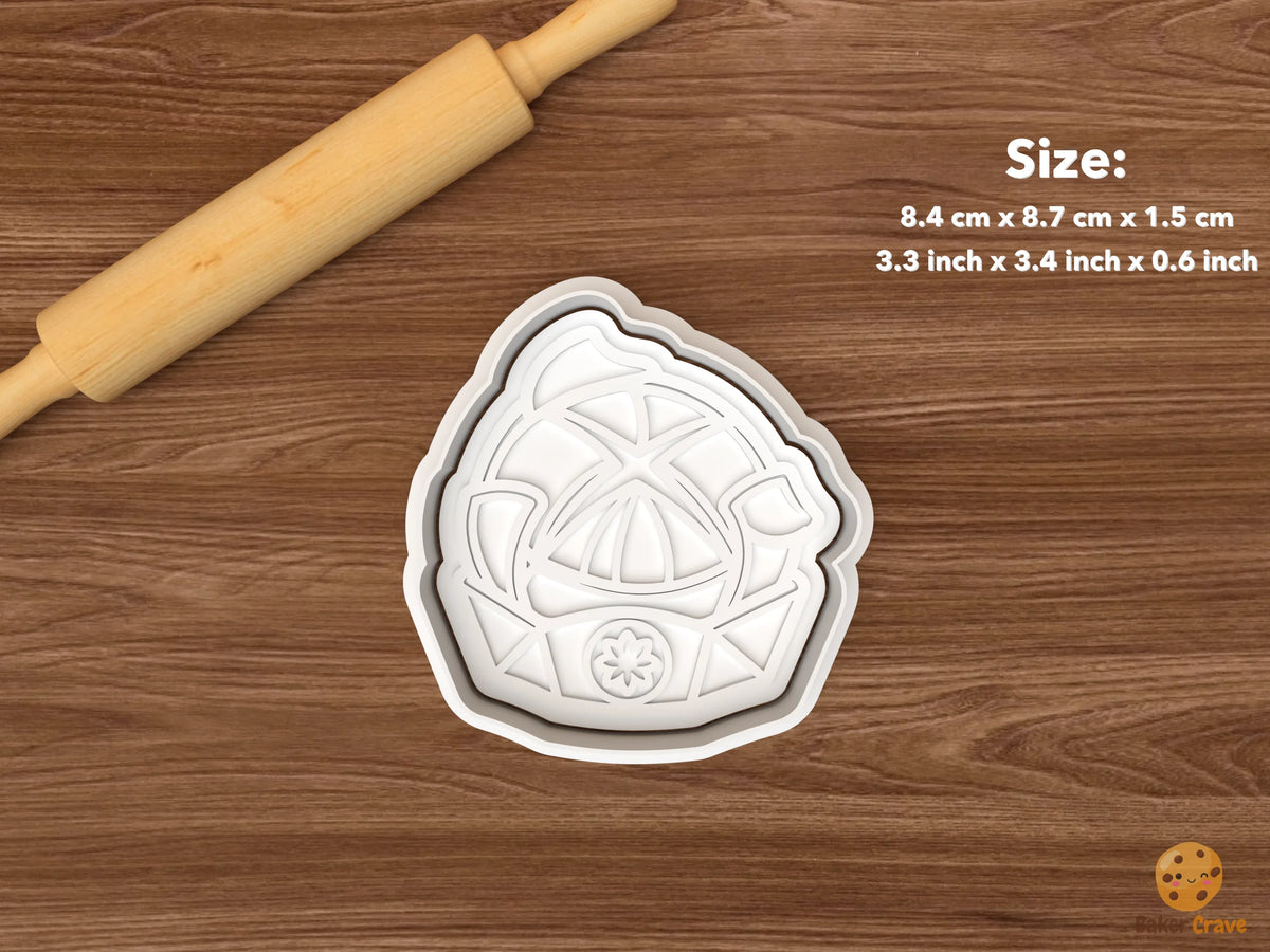 Christmas Chestnut Roasting Cookie Cutter Set STL File - single chestnut roasting pan