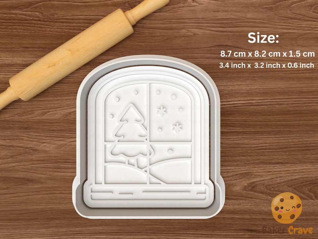 Christmas Cozy Home Cookie Cutter Set STL File - coz3