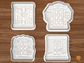 Christmas Door Decorating Contest Cookie Cutter Set STL File - 01 set main