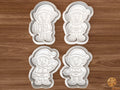 Christmas Elf Cookie Cutter Set STL File - elf1