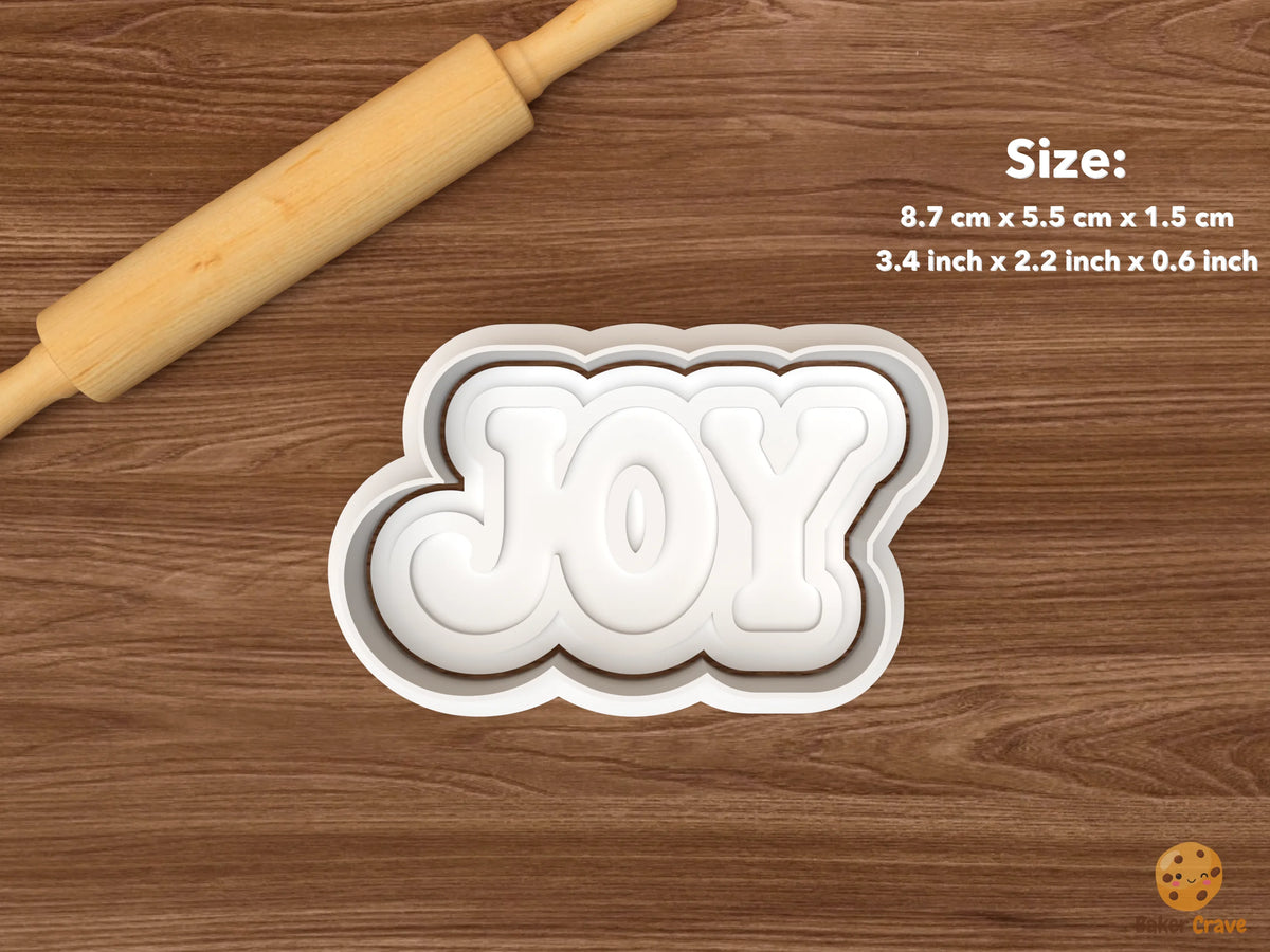 Christmas Essential Words Cookie Cutter Set STL File