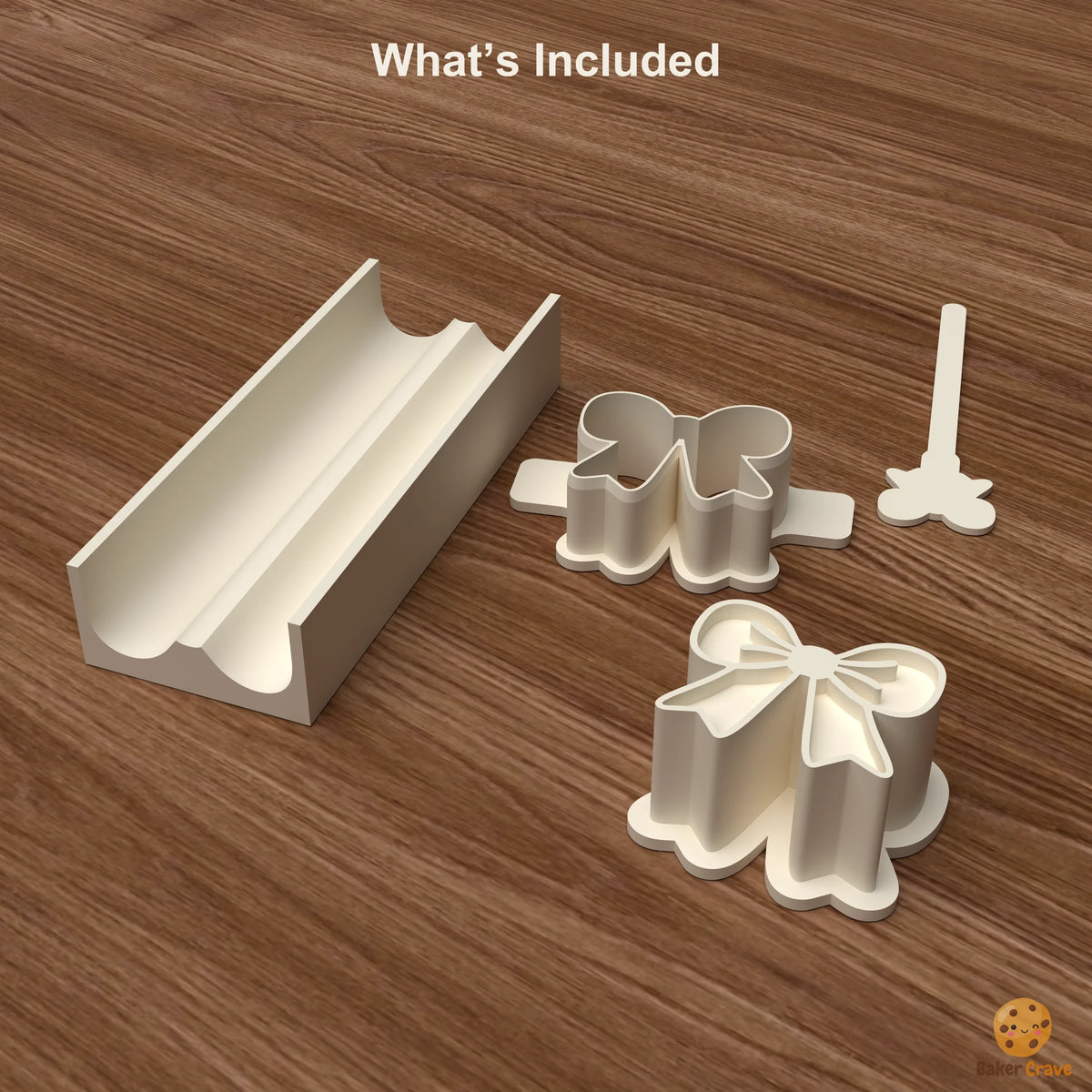 Christmas Gift Bow Cake Pop Mold STL File