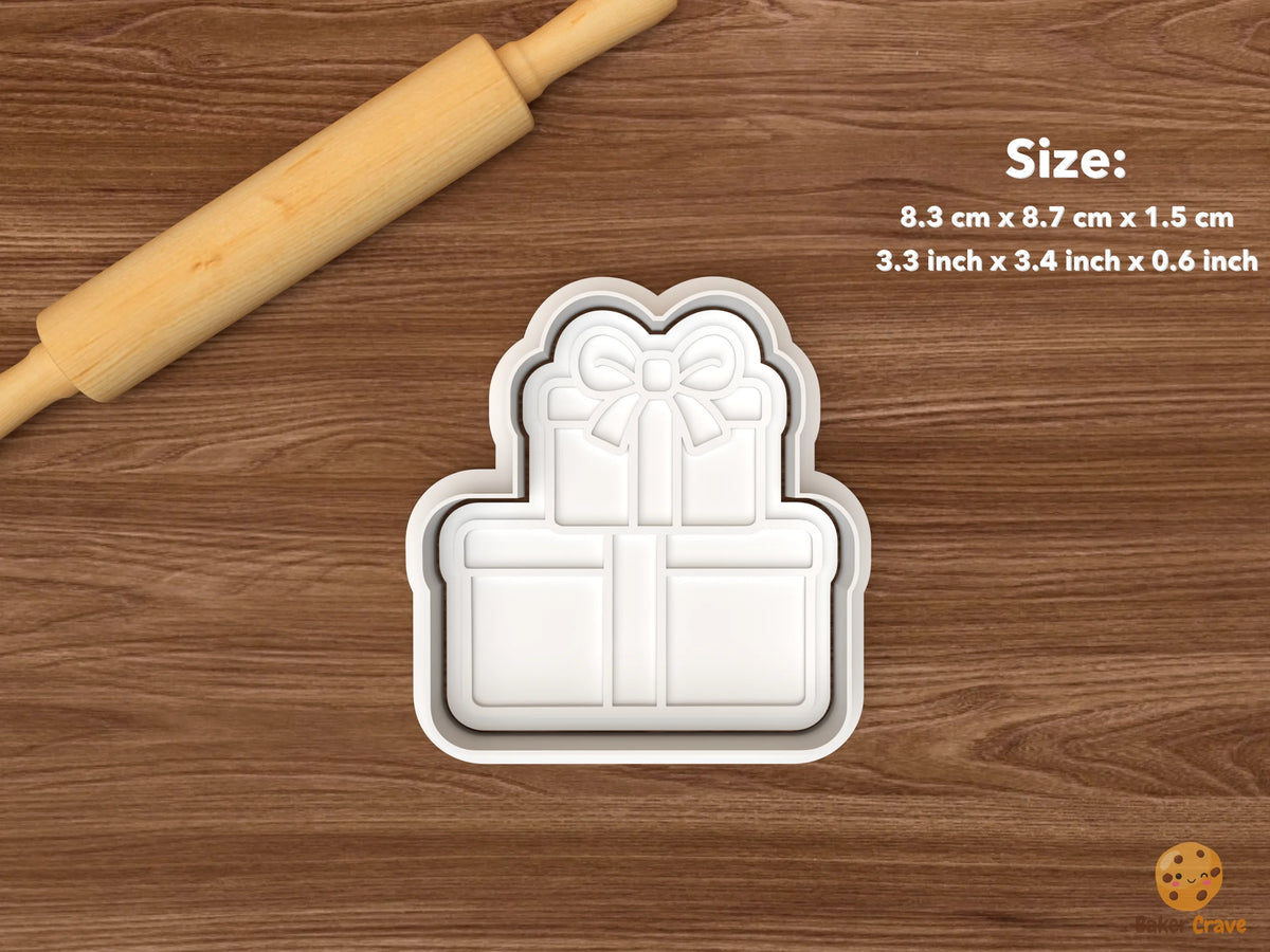 Christmas Gift Boxes Cookie Cutter Set