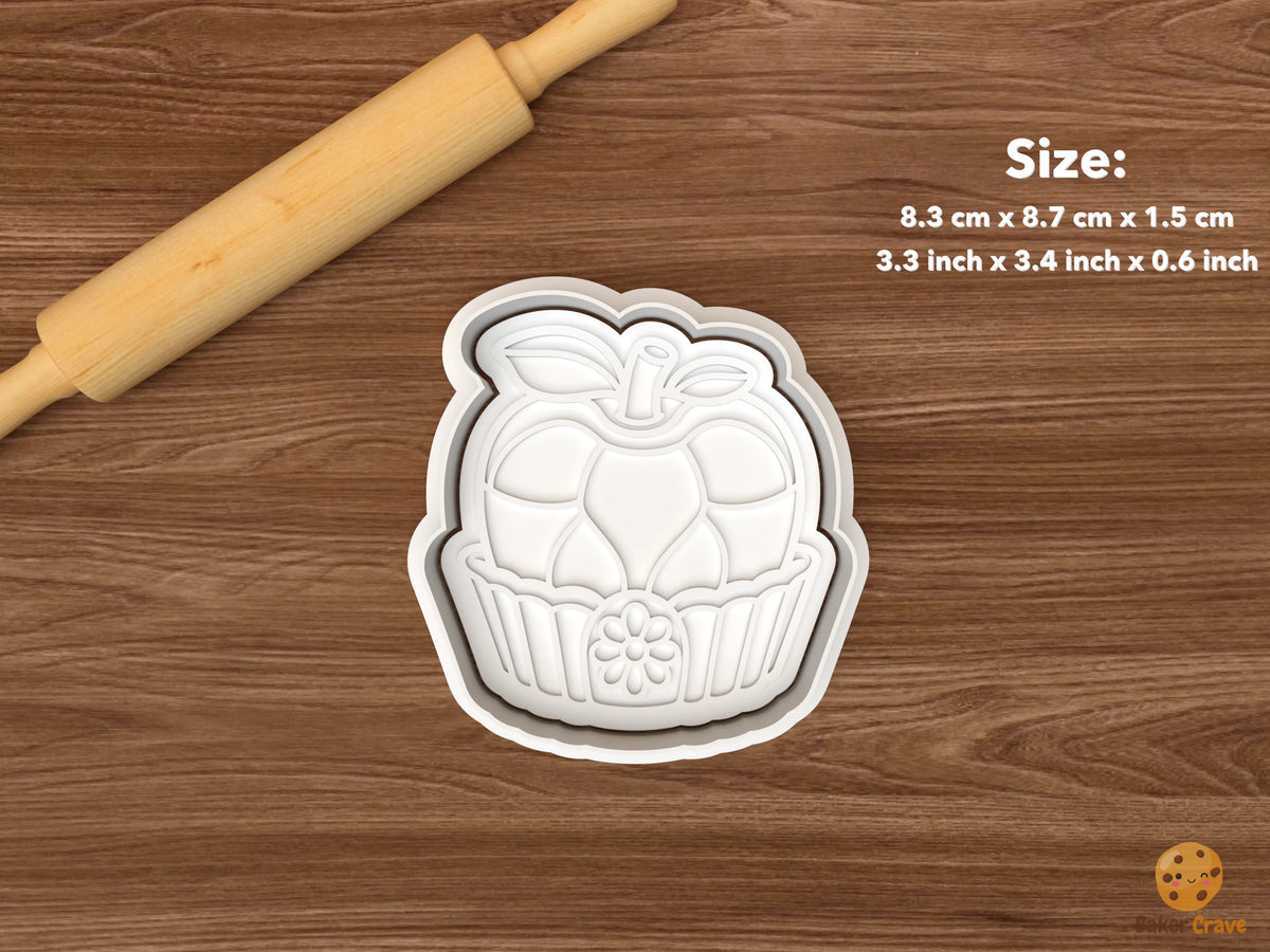 Christmas Marzipan Fruit Cookie Cutter Set STL File - single pumpkin